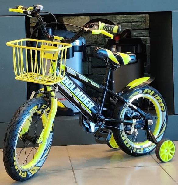 BICYCLE 14" ZL14 YELLOW GREEN & BLACK