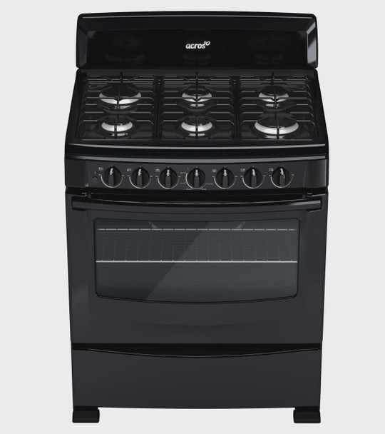 STOVE 6 BURNER ACROS LAF5431B 30" BLACK 1Y