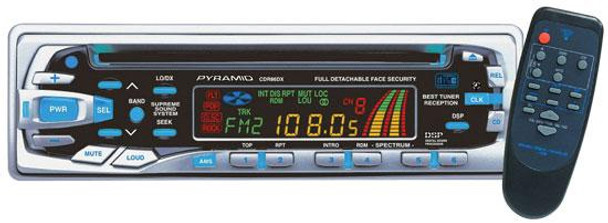 C.D PLAYER CAR PYRAMID CDR86DX