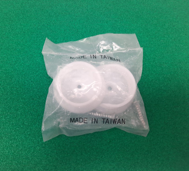 CLOSET ROD HOLDERS PLASTIC PAIR