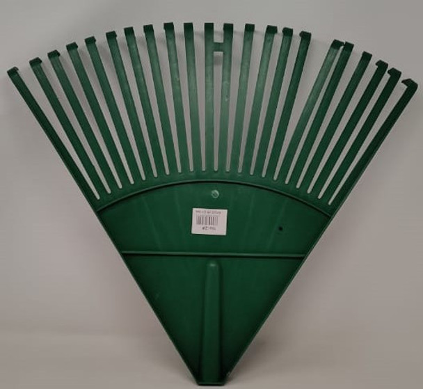 RAKE FAN PLASTIC #2 22TEETH WITHOUT STICK DARK GREEN