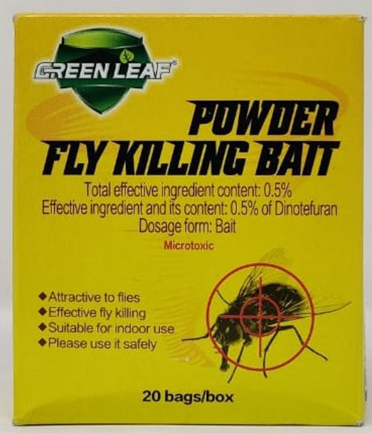 BAIT POWDER FLY KILLING BAIT 20BAGS BOX GREEN LEAF GL06202