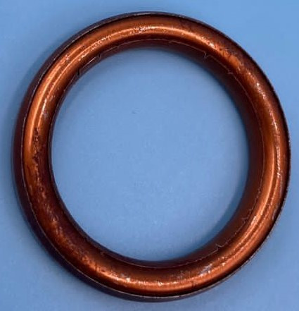 M/CYCLE EXHAUST O-RING COPPER