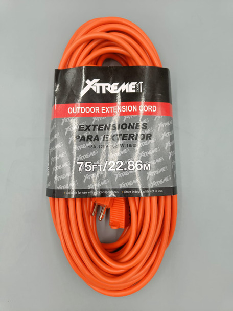 EXTENSION CORD OUTDOOR 75' XTREME TOOL