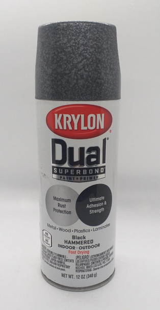 KRYLON DUAL BLACK HAMMERED 8841 12OZ