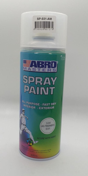 TIN SPRAY ABRO CLEAR COAT #031