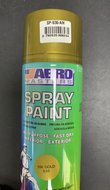 TIN SPRAY ABRO GOLD 18K #030