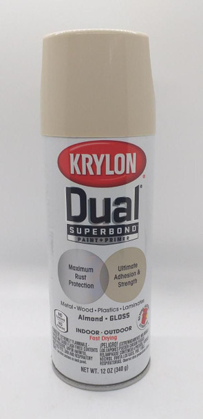 KRYLON DUAL GLOSS ALMOND 8802 12OZ