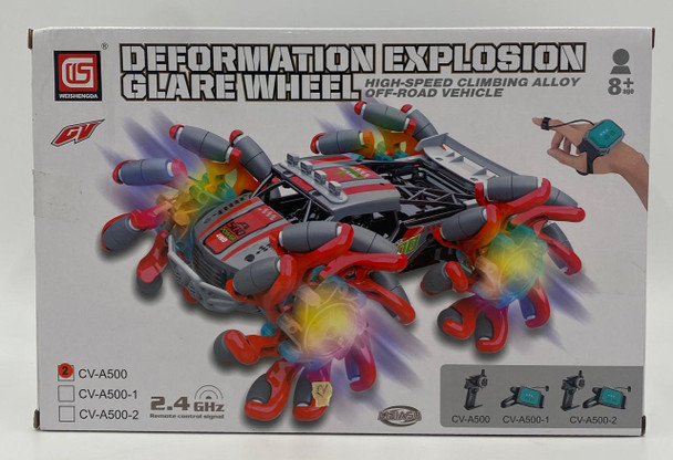 Toy Car Deformation Explosion Glare Wheel CV-A500 2.4GHZ R055