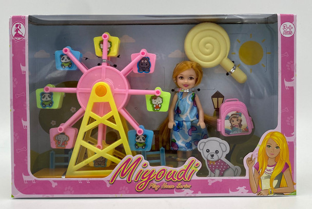 Toy Doll Play House Set Ferris Wheel Miyoudi R018