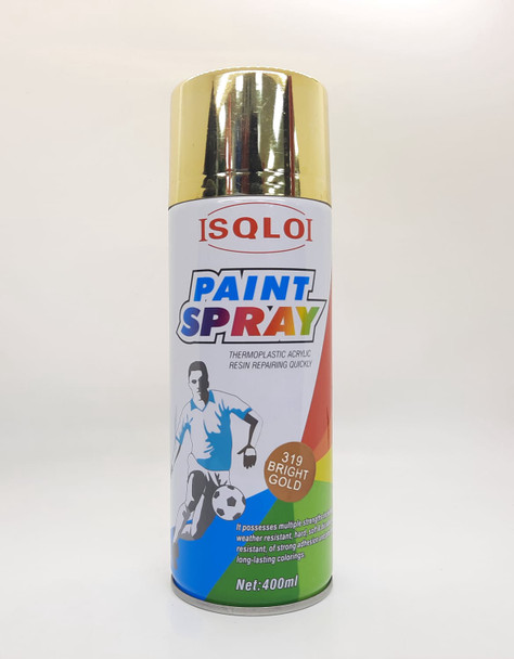 TIN SPRAY PAINT ISQLOI BRIGHT GOLD #319