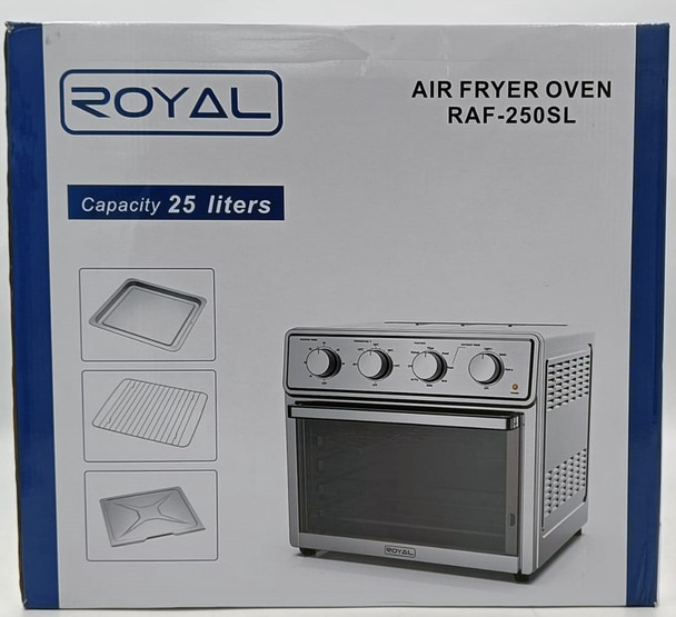 AIR FRYER ROYAL RAF-250SL OVEN 25L STAINLESS STEEL