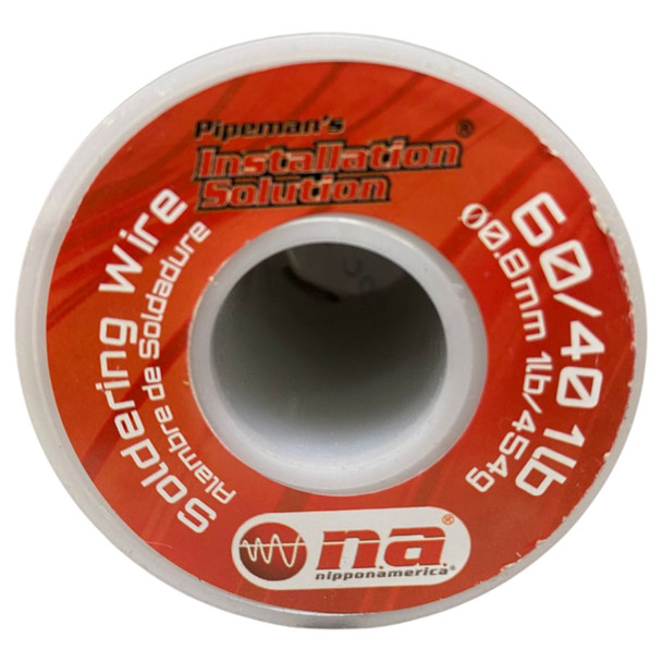 SOLDER WIRE 0.8MM 60-40 454G 1 LB NIPPON AMERICA SOLD PER ROLL