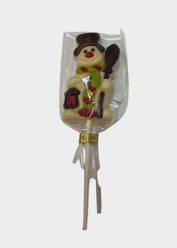 WATERBRIDGE WHITE CHOCOLATE SNOWMAN LOLLY 35g
