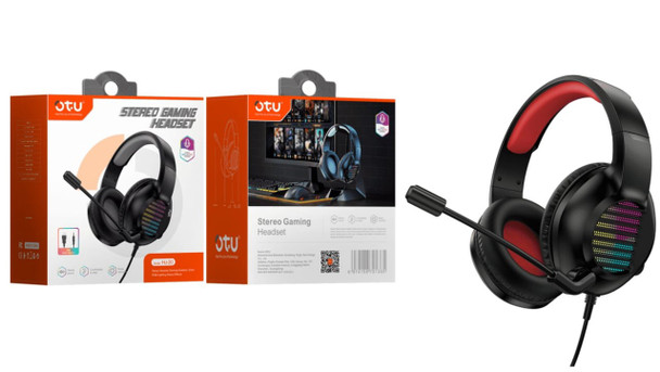 HEADPHONES & MIC OTU HJ-20 WIRED HEADSET STEREO GAMING