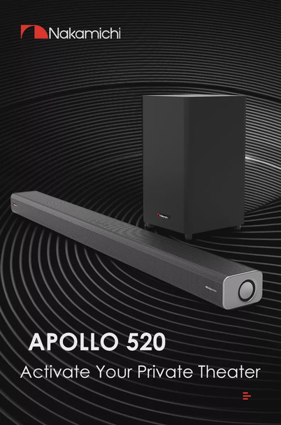 SOUNDBAR NAKAMICHI APOLLO-520 5.1