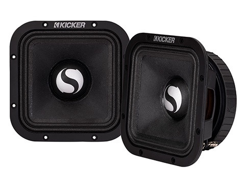 SPEAKER KICKER 7" 49ST7MR8 ST7MR8 SQUARE MIDRANGE 8ohms PAIR