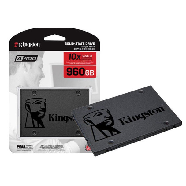 COMPUTER HARD DRIVE SSD 960GB 2.5" KINGSTON A400 SA400S37/960G 10X ...