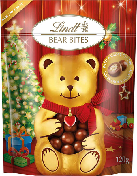 LINDT BEAR BITES WITH A CRISPY CENTRE 120g