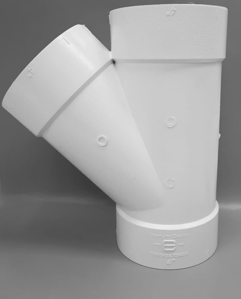 PVC WYE 4" Y