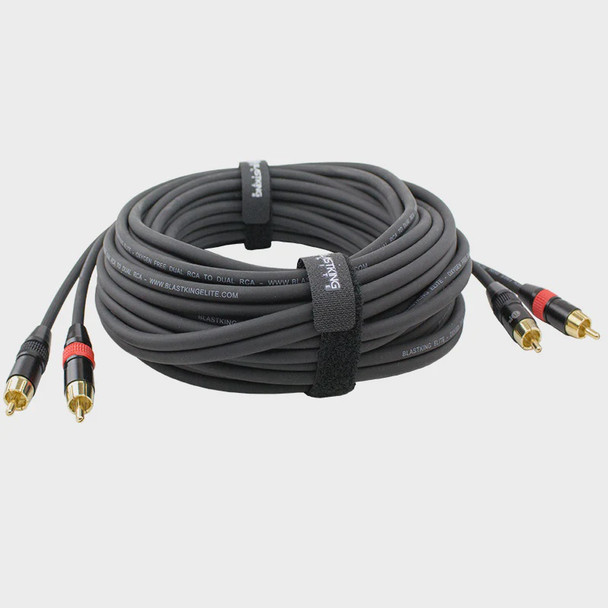 LEAD 2 RCA MALE TO 2 RCA MALE 6' IBKE-C2R2R-6 BLASTKING