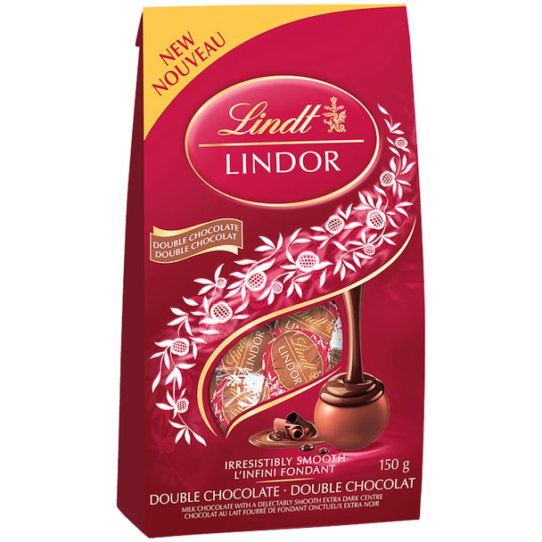 LINDT LINDOR DOUBLE CHOCOLATE 150g