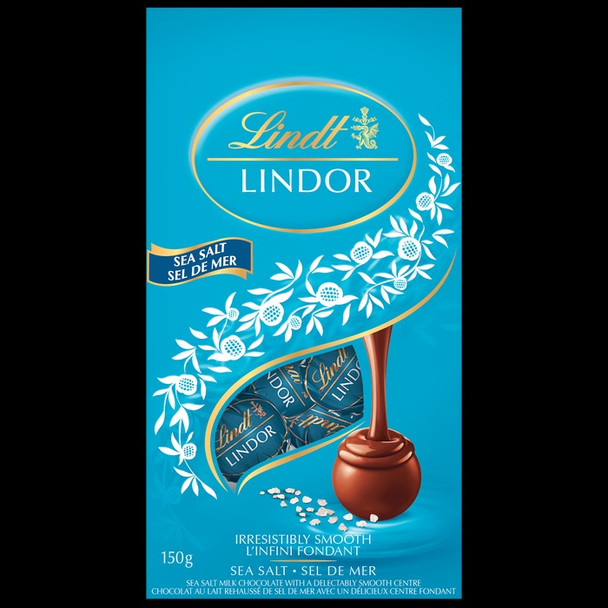 LINDT LINDOR SEA SALT CHOCOLATE 150g