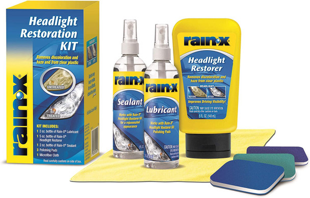 RAIN-X HEADLIGHT RESTORATION KIT 800001809 0618