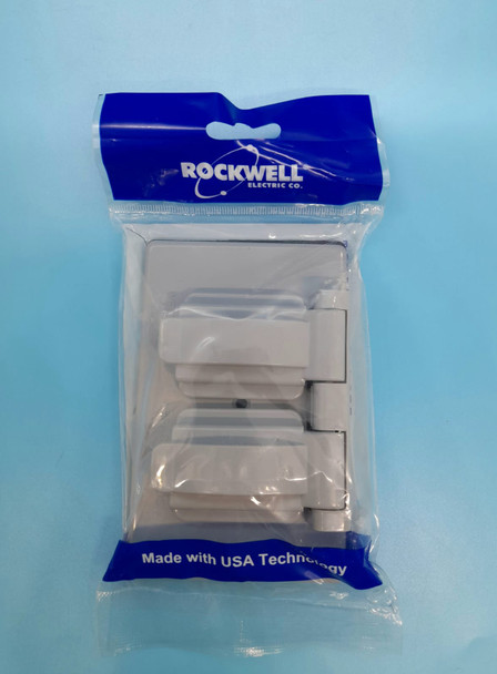 WEATHERPROOF DUPLEX COVER ROCKWELL GREY E351962