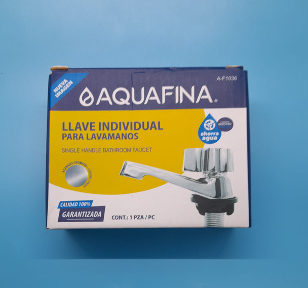 PILLAR TAP 1/2" CHROME AQUAFINA A-F1036