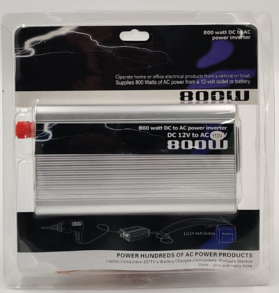 INVERTER 800W 12V-110V SILVER