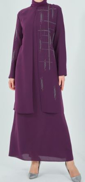 Gown Abaya Purple / Mauve