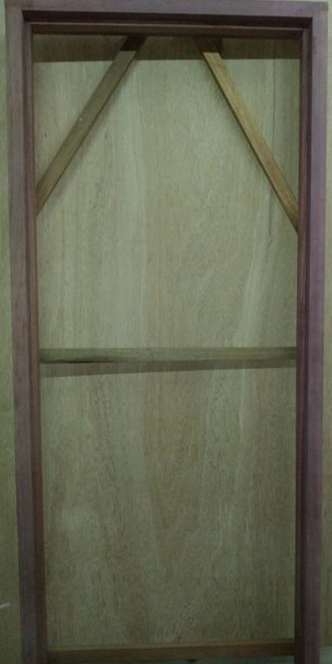 DOOR FRAME PURPLE HEART WITH JAMB FITS 32"X 80"