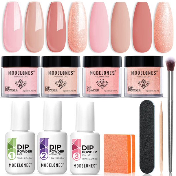 Nails Modelones Dip Powder Starter Kit 10pcs