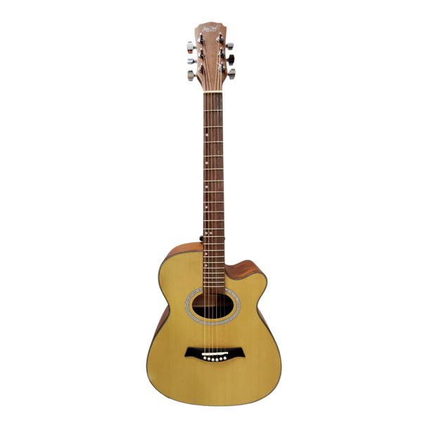 GUITAR JEAN PAUL JPCXS50CET-MN MATT NATURAL 39" ACOUSTIC ELECTRIC CUTAWAY STEEL STRINGS