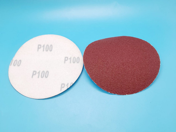 SAND DISC VELCRO 4.5" P100 WHITE