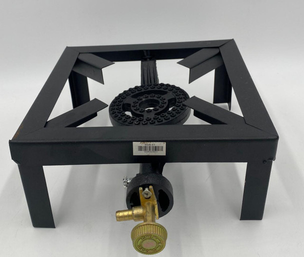 STOVE 1 BURNER CAST IRON SGB-01 ANGLE IRON FRAME BLACK