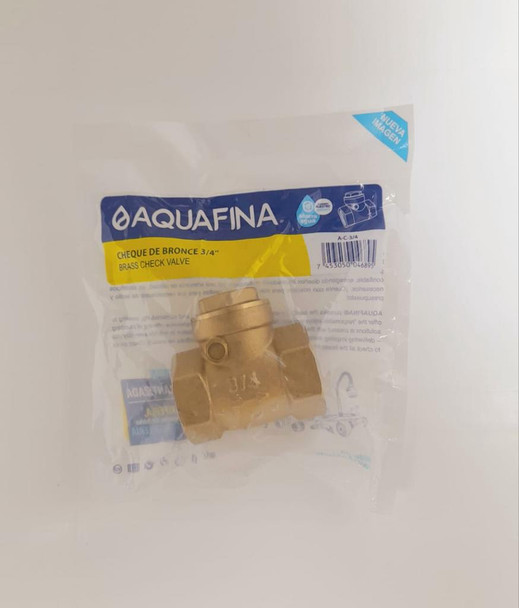 CHECK VALVE 3/4" BRASS AQUAFINA FLAPPER A-C-3/4