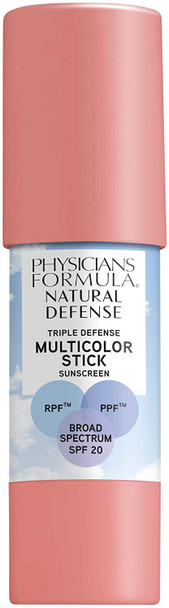 Makeup Physicians Formula Natural Defense Triple Defense Multicolor Stick with SPF 20 Soft Pink 0.26oz