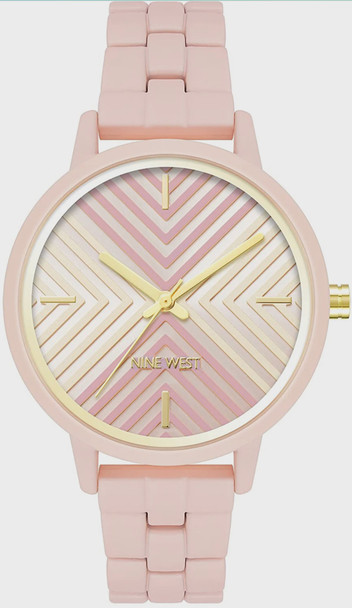 Watch Women Nine West Rubberrized Pink / Blue