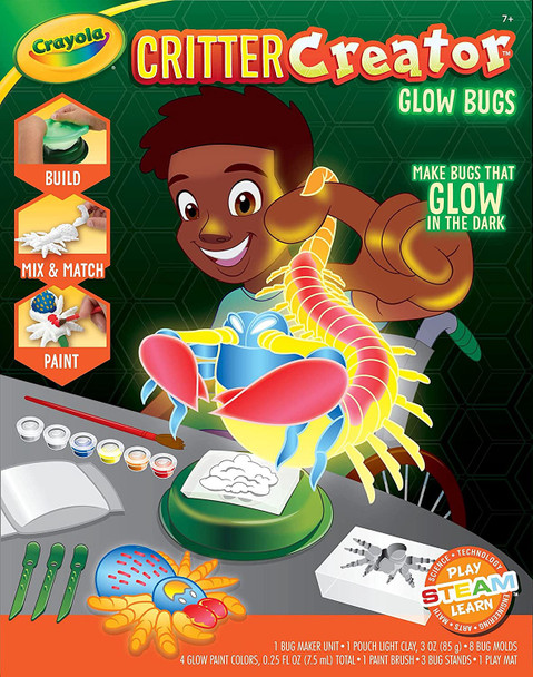 Toy Crayola Glow in The Dark Clay Art Kit