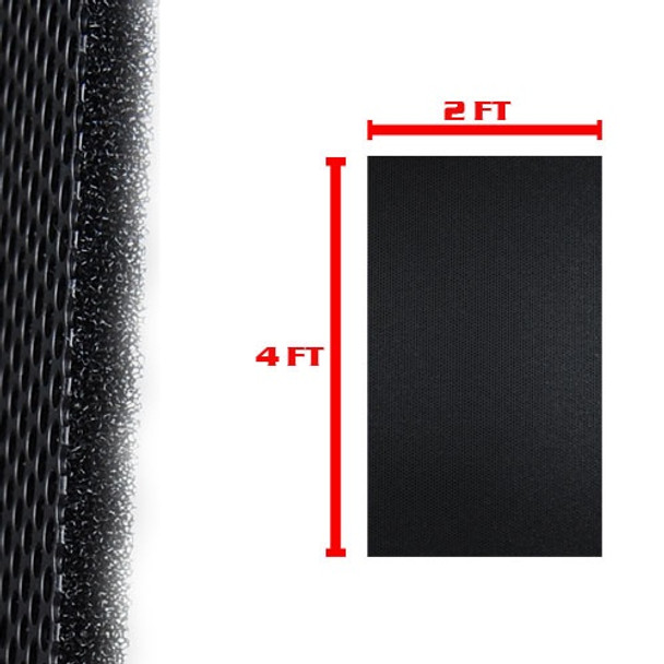 SPEAKER GRILL 2X4' GR-2400SP 1.2MM WITH SPONGE BLACK FINISH NA NIPPON AMERICA