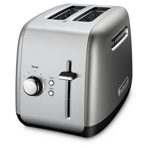 TOASTER 2 SLICE KITCHENAID KMT2115CU WITH MANUAL LIFT LEVER EMPIRE SILVER 1Y