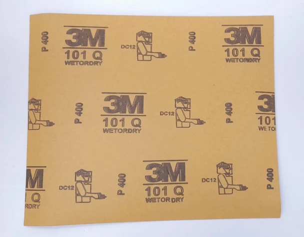SAND PAPER METAL #400 3M 101Q CHINA BROWN BACK