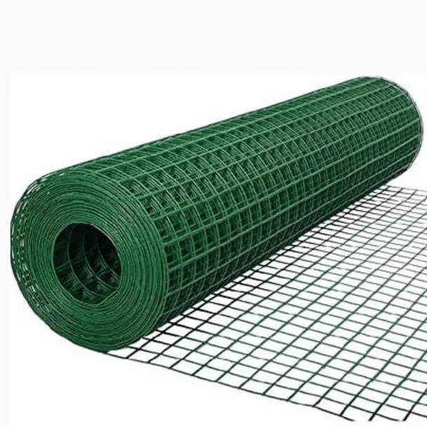 MESH 1/2" X 3FT GREEN PVC COATED PER YARD
