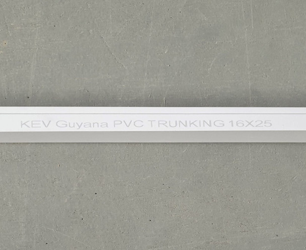 TRUNKING KEV 25MM X 16MM PVC 9.5FT