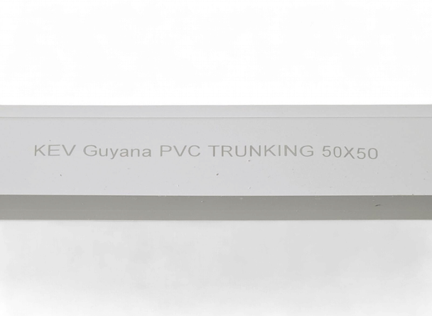 TRUNKING KEV 50MM X 50MM PVC 9.5FT