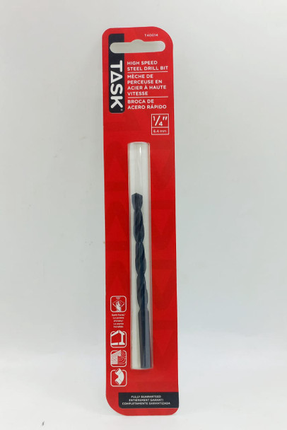 DRILL BIT TASK METAL HSS 1/4" T40014