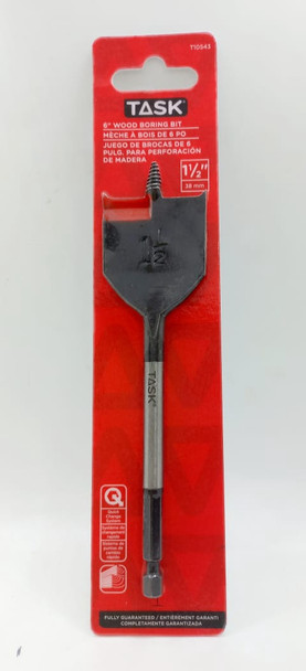 DRILL BIT TASK FLAT WOOD 1 1/2" T10543