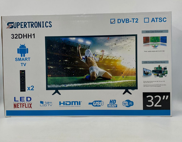 TELEVISION SUPERTRONICS 32" 32DHH1 DVB-T2 SMART TV LED